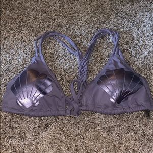 Victoria secret shell bikini top